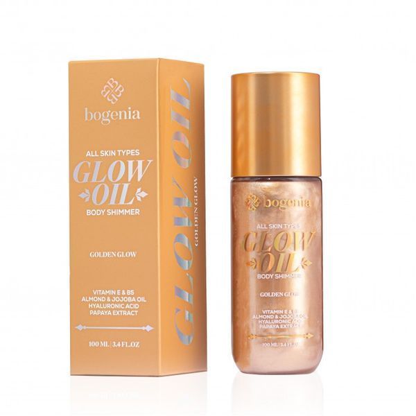 BG462 Олія-шимер для тіла Glow Oil Body Shimmer Bogenia, 005 Golden Glow