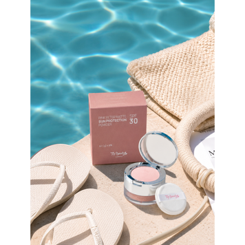 Матуюча рожева сонцезахисна пудра Top Beauty Pink Filter Matte SPF 30 (6г)