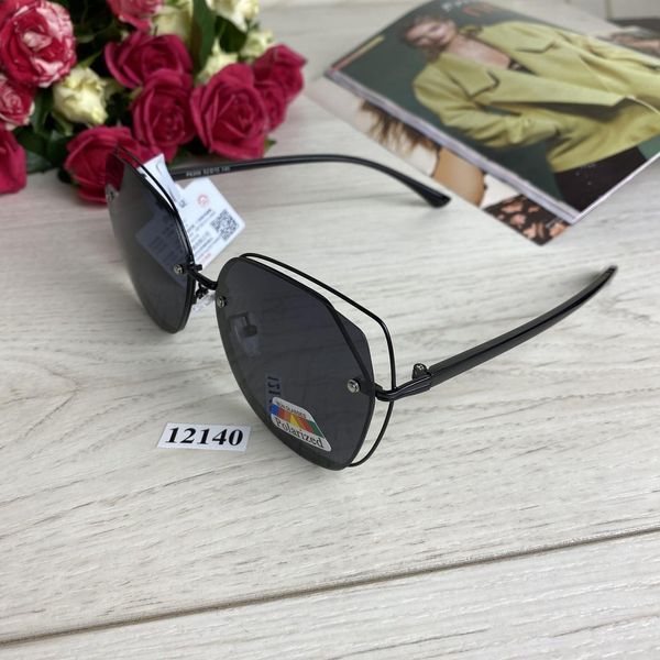 Стильні чорні сонцезахисні окуляри лінза polarized