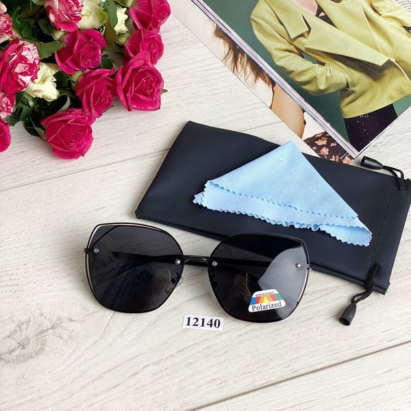 Стильні чорні сонцезахисні окуляри лінза polarized