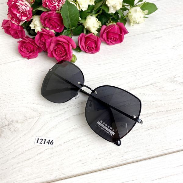 Стильні чорні сонцезахисні окуляри лінза polarized