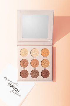 BG904 Палетка тіней для повік Match 9 colors Bogenia №001 Allure