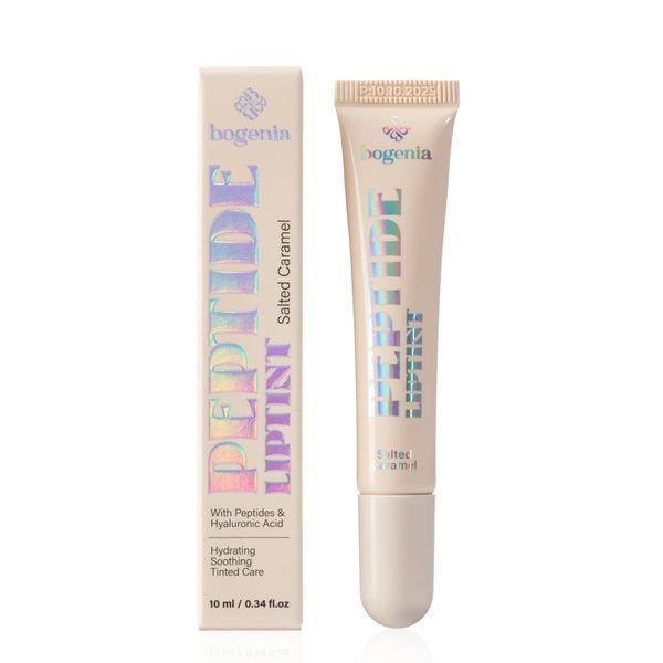 Пептидний бальзам для губ Peptide Lip Tint Salted Bogenia BG713, 001 Salted Caramel