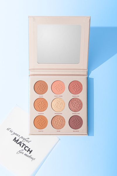 BG904 Палетка тіней для повік Match 9 colors Bogenia №002 Charm