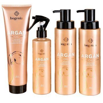 Набір з 4 засобів для волосся з аргановою олією Argan Oil Bogenia