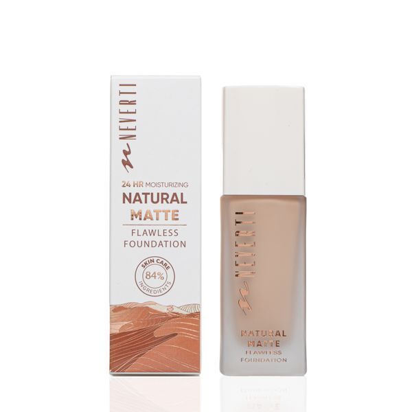 NP302 Тональна основа Neverti Natural Matte Foundation (002 Warm Ivory)