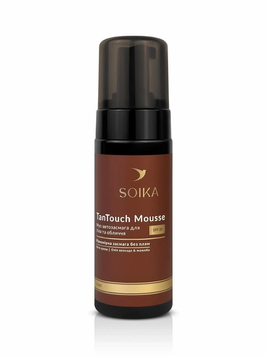 Мус-автозасмага Soika TanTouch Mousse Dark для обличчя й тіла,150 мл
