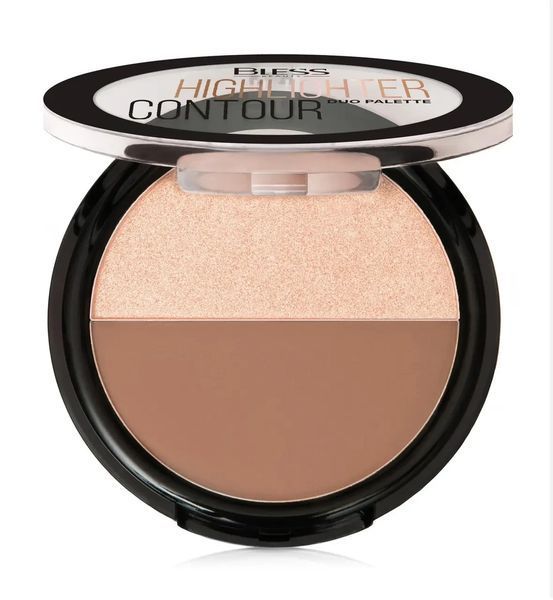 Палетка для контурінгу Duo Palette Highlighter Contour Bless Beauty №01