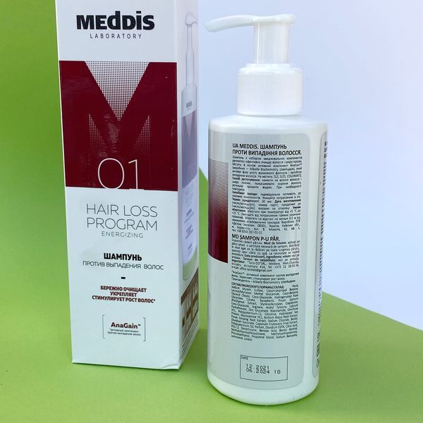 Шампунь проти випадіння волосся Meddis Hair Loss Program Energizing Shampoo