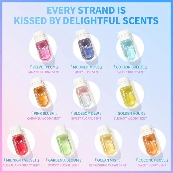 Набір парфумованих олійок для волосся Sevich Perfume Hair Care Oil (10 шт/1.5 мл)