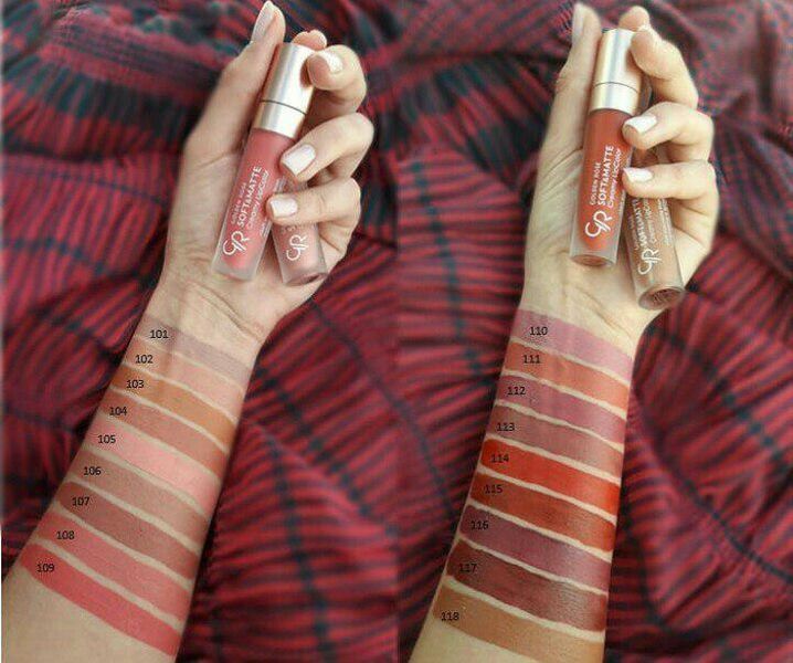 Матова кремова губна помада Golden Rose Soft & Matte Creamy Lipcolor