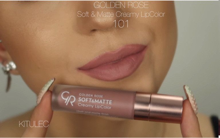 Матова кремова губна помада Golden Rose Soft & Matte Creamy Lipcolor