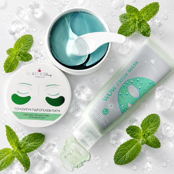 NaNi Beauty Набір для експрес-догляду: охолоджуюча маска та тонізуючі патчі