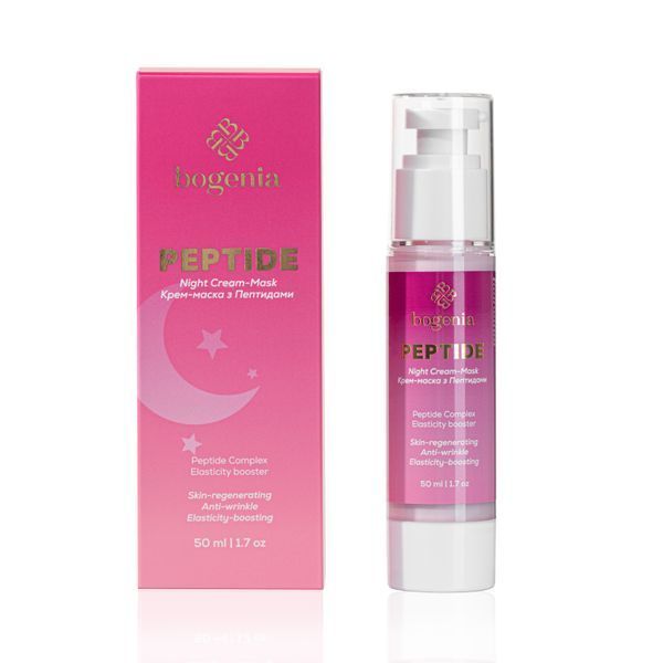 BG454.02 Нічна крем-маска з пептидами Peptide Night Cream-Mask Bogenia (50 мл)