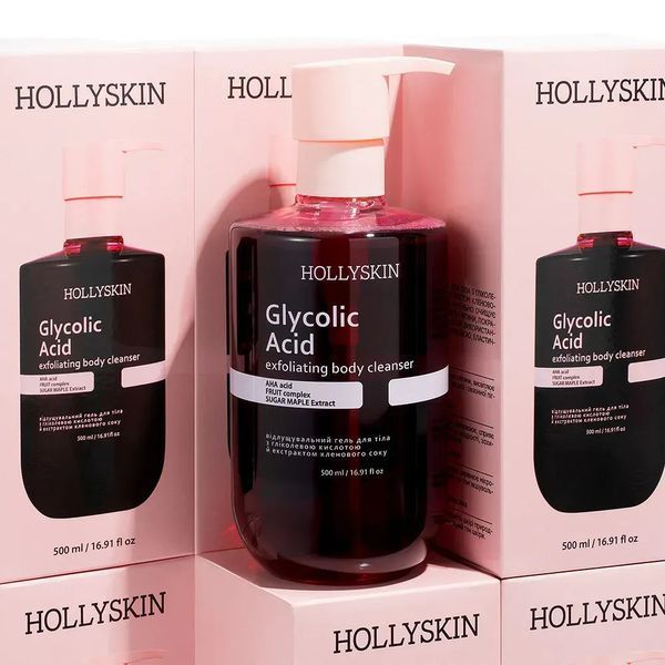 Відлущувальний гель для тіла HOLLYSKIN Glycolic Acid, 250 мл
