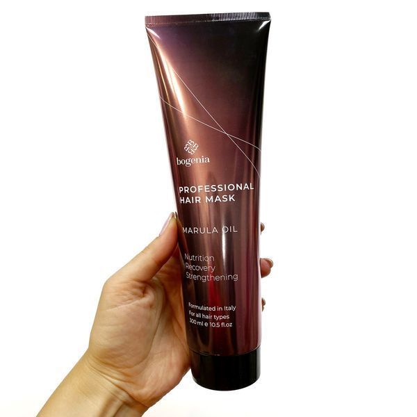 Професійна маска для волосся з олією марули Bogenia Professional Hair Mask Marula Oil